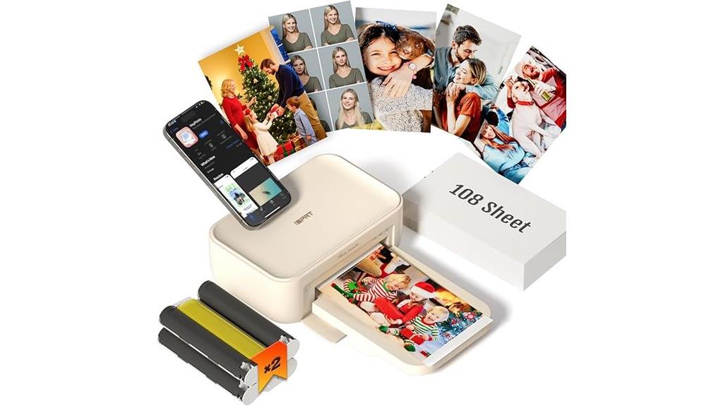 portable 4x6 photo printer
