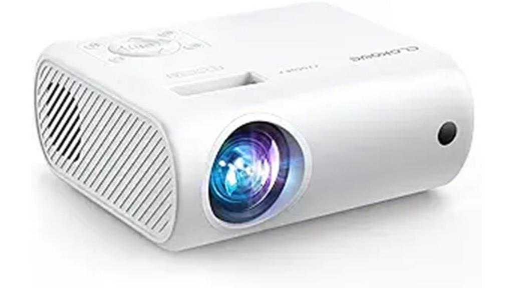 portable 9000 lux projector
