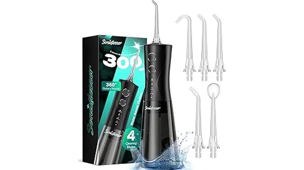 portable oral hygiene device