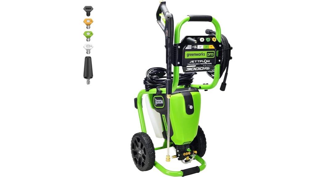 powerful greenworks pressure washer