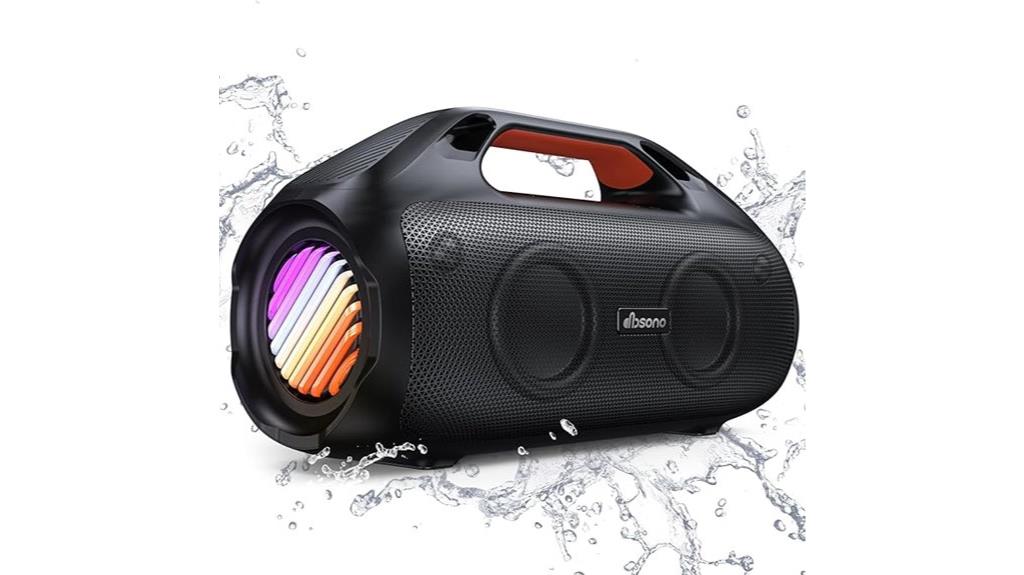 powerful waterproof portable speaker