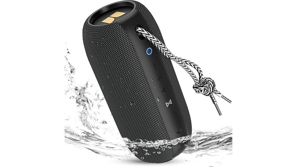 powerful waterproof portable speaker
