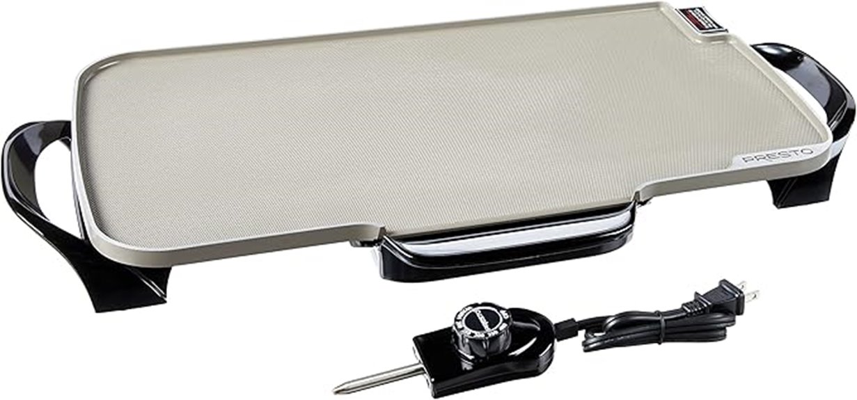 presto 22 inch electric griddle