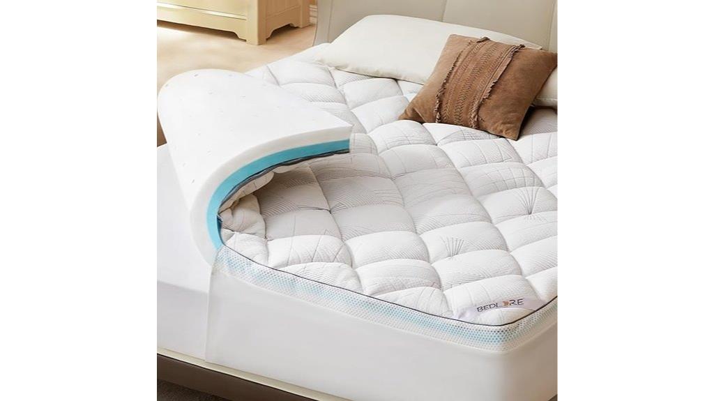 queen sized back pain topper