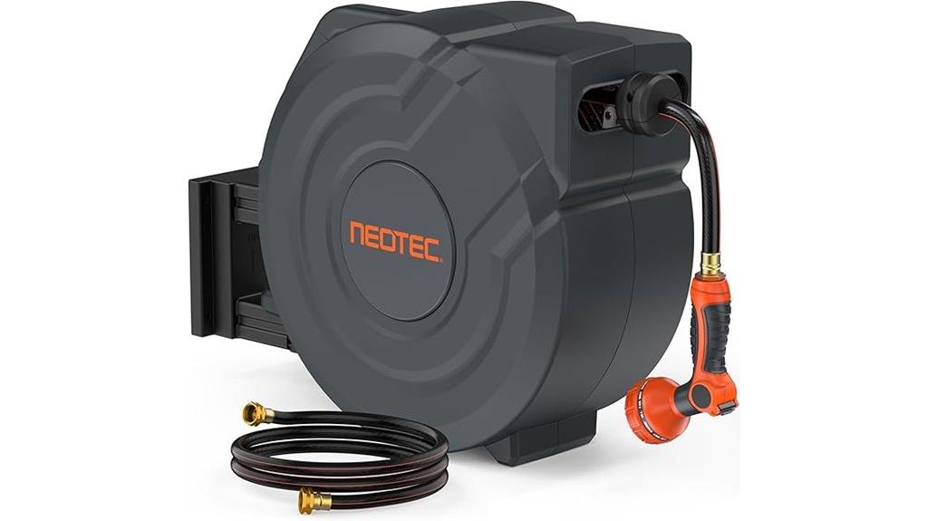 retractable garden hose reel