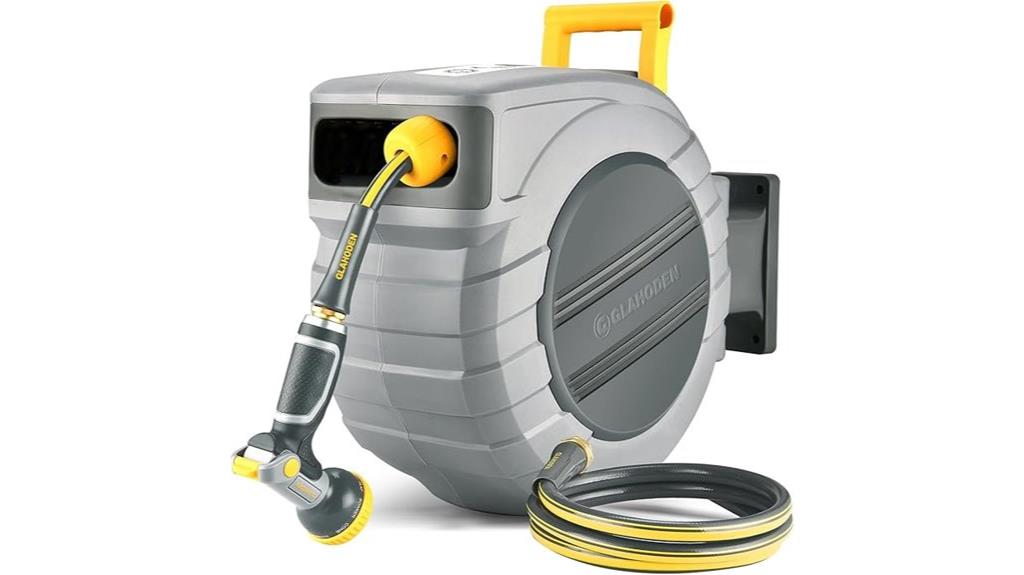 retractable wall mount hose
