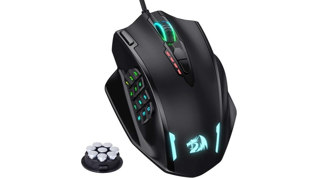rgb gaming mouse with 12 buttons
