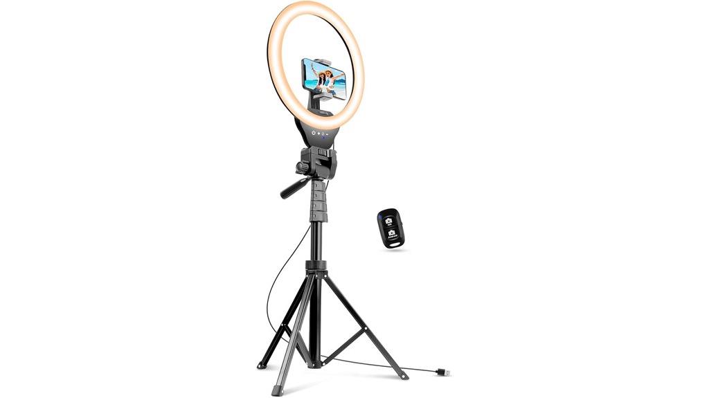 ring light with accessories