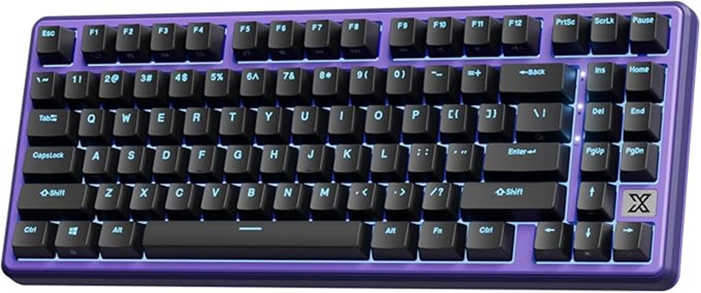 rk x87 blue backlight