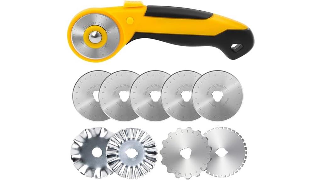 rotary cutter with blades