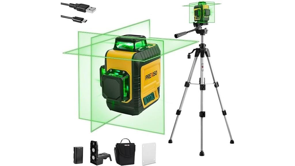 rotating laser with tripod