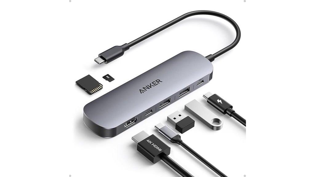 seven port usb c hub