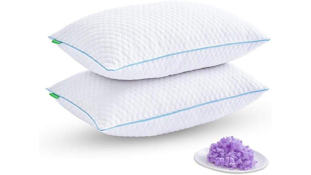 shredded memory foam pillows