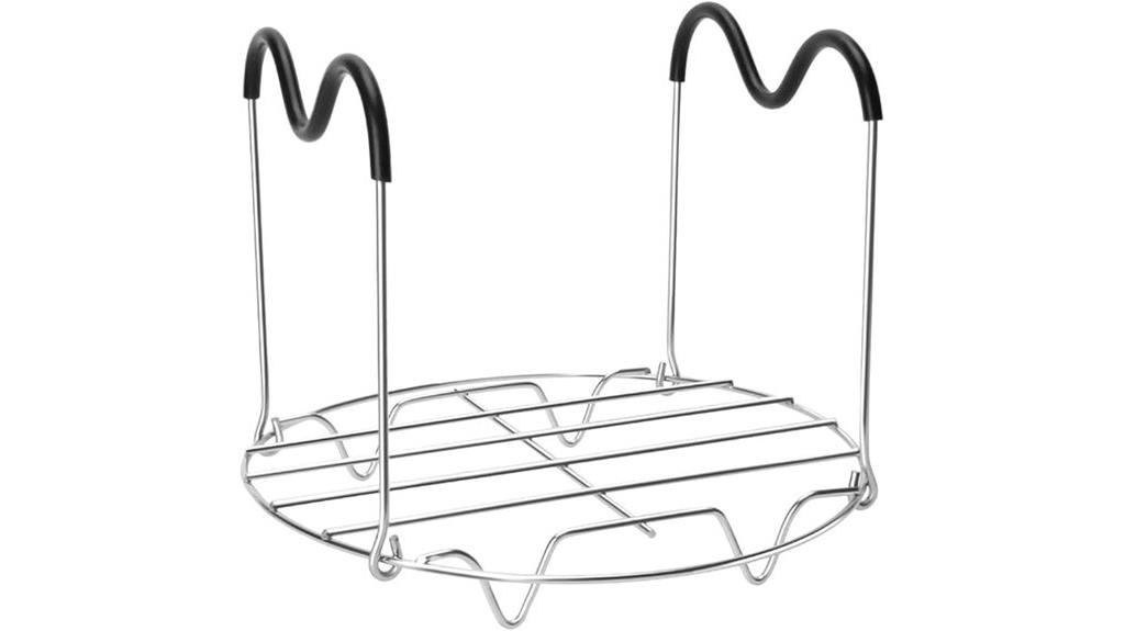 silicone handles steamer rack