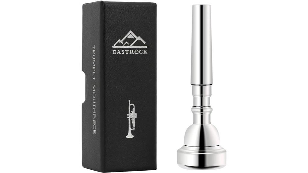 silver plated trumpet mouthpiece