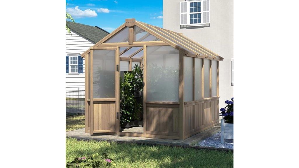 six by eight greenhouse