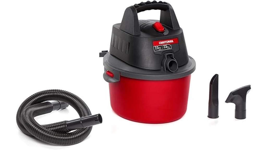 small 2 5 gallon shop vacuum