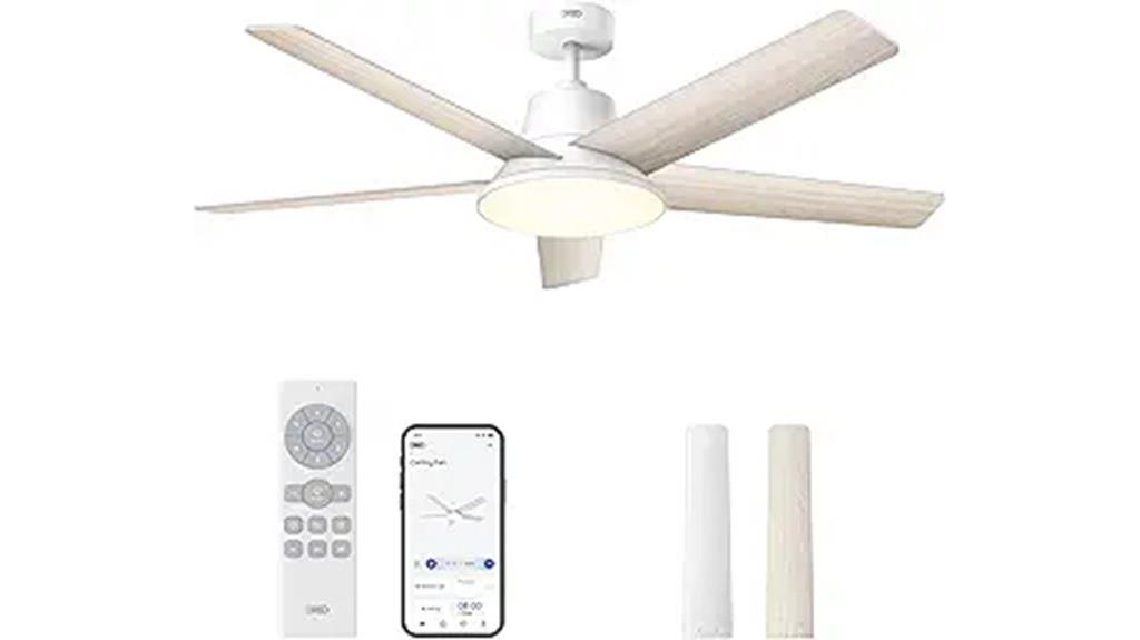 smart ceiling fan with lights