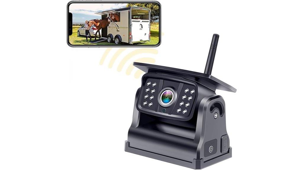 solar magnetic truck camera