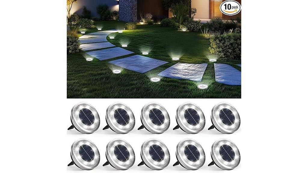 solar powered outdoor ground lights