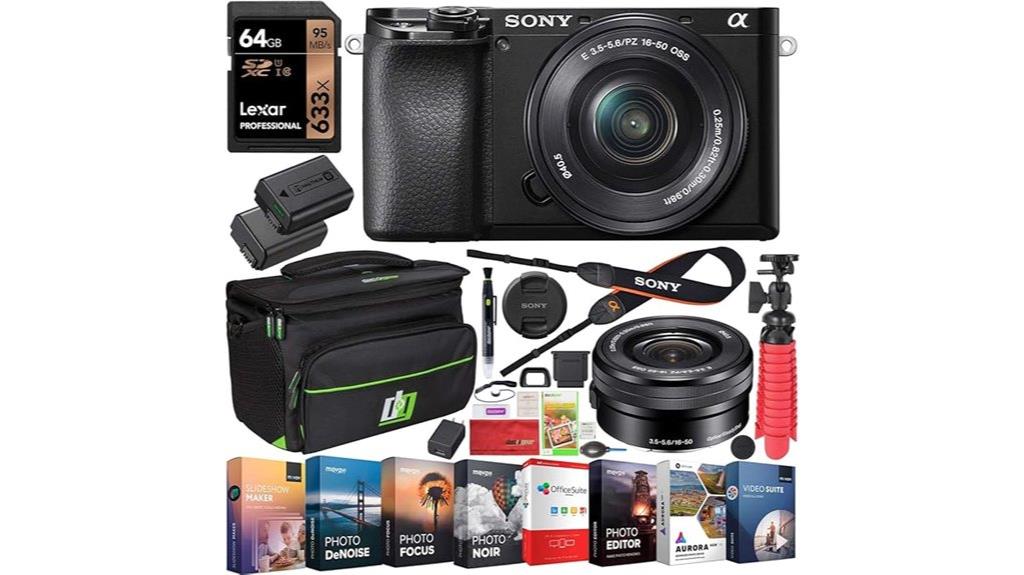 sony a6100 camera bundle