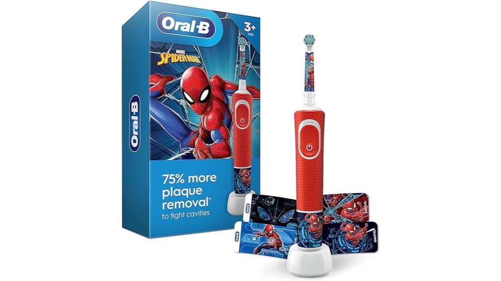 spiderman kids electric toothbrush