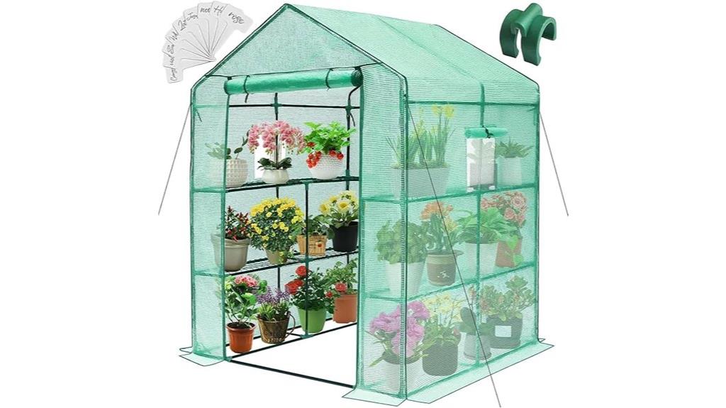 square outdoor greenhouse kit