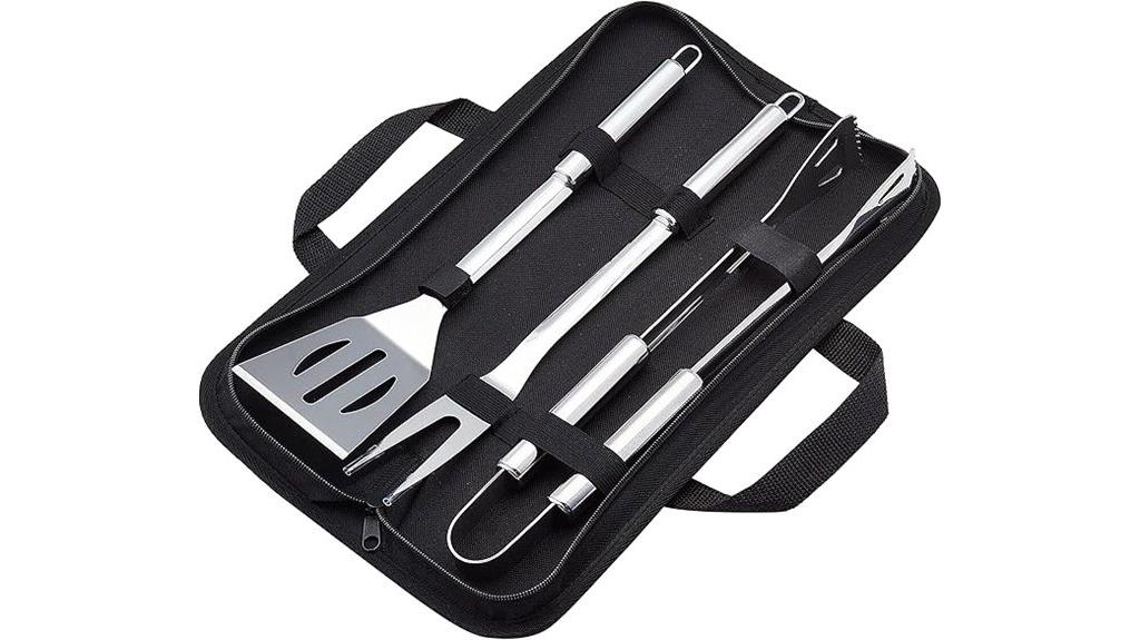 stainless steel grilling tools
