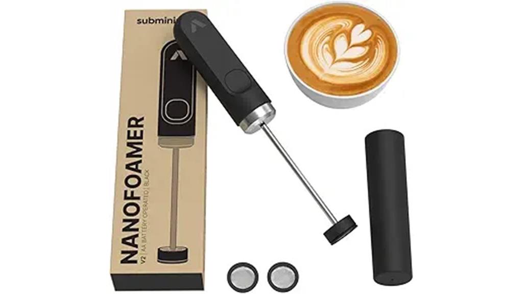 stainless steel nano milk frother