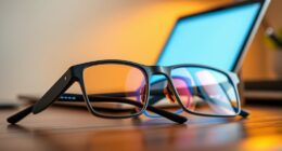 stylish blue light blocking glasses