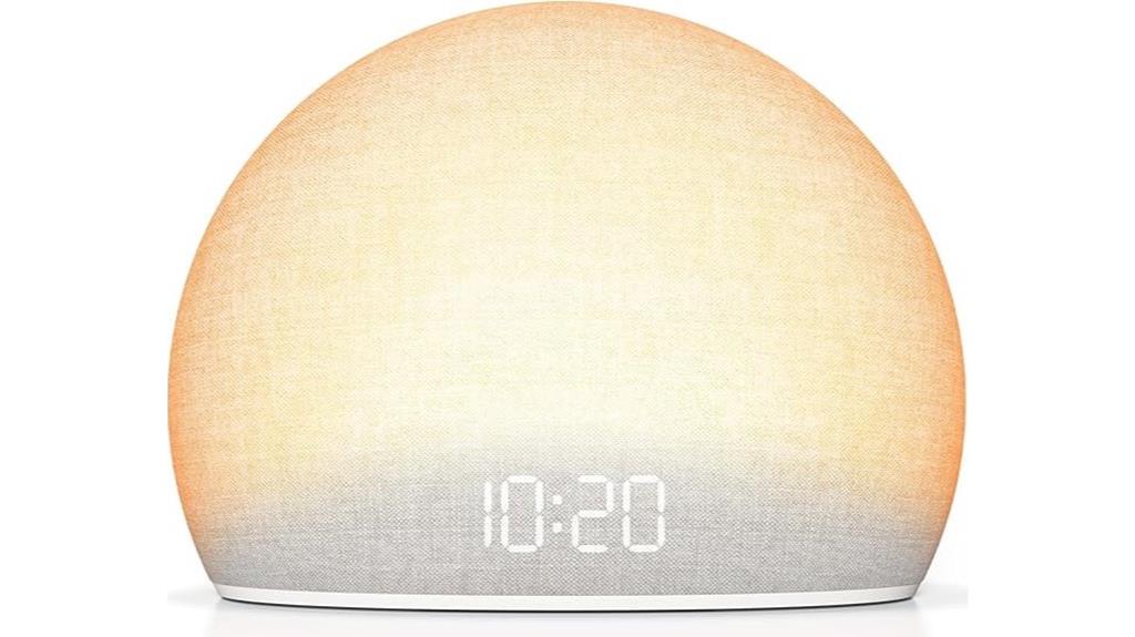 sunrise alarm with sleep aids