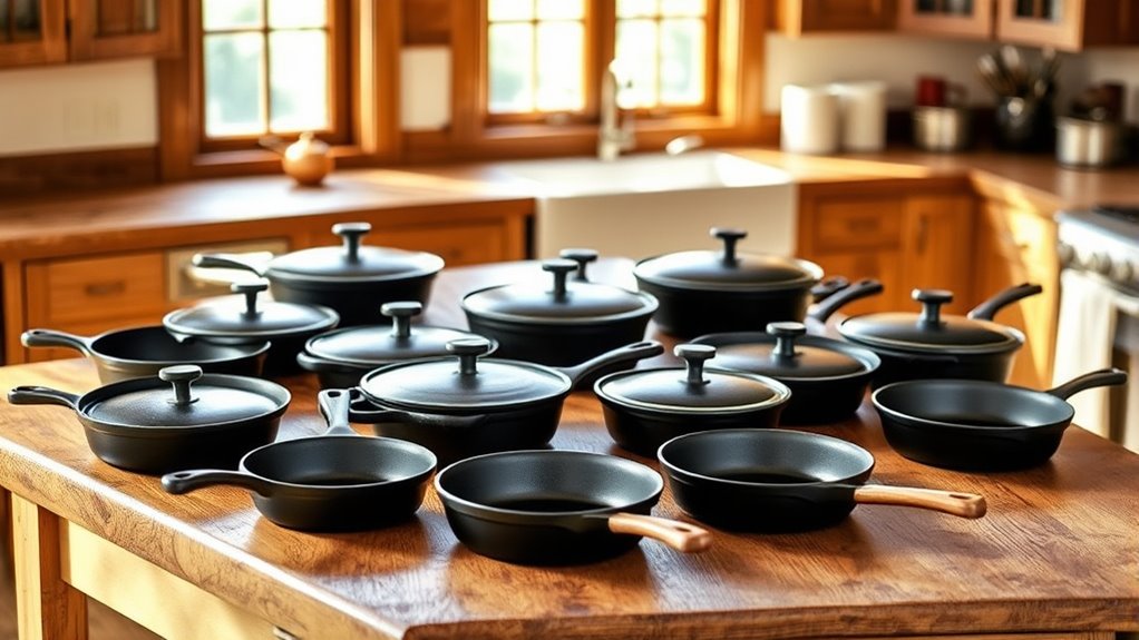 top 15 cast iron skillet sets