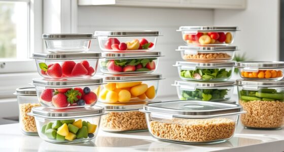top glass storage options