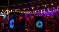 top light featured party speakers