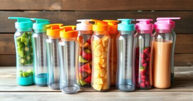 top portable smoothie blender bottles