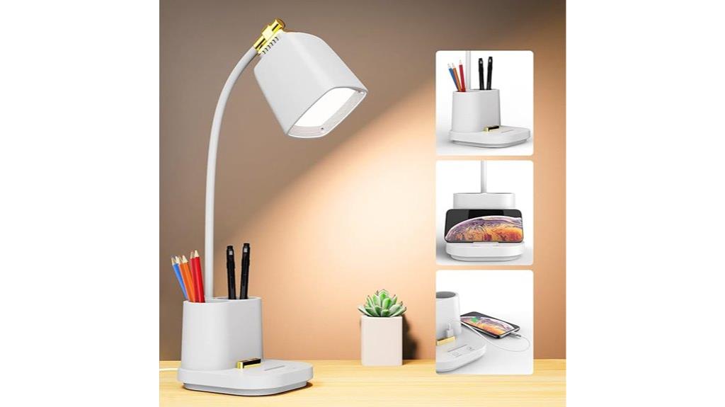 touch controlled usb desk lamp