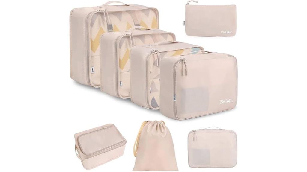 travel organizer clothing cubes