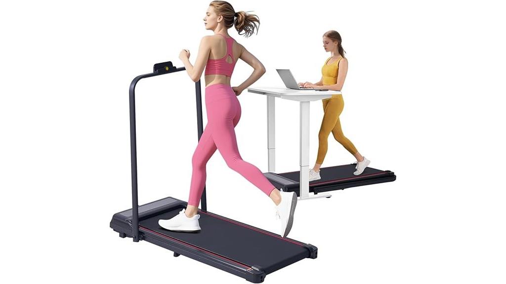 treadmill with handle remote