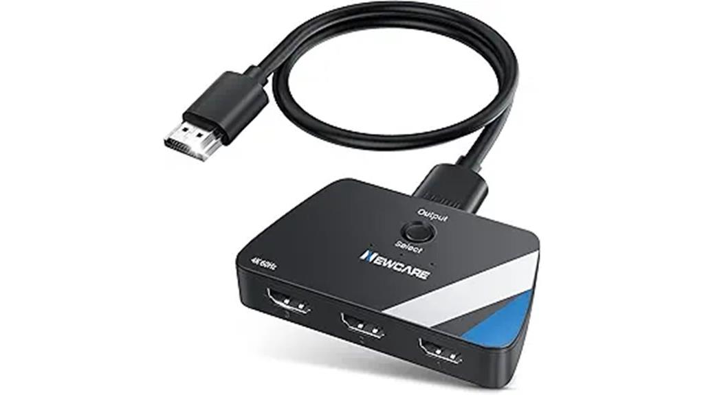 triple hdmi output switch