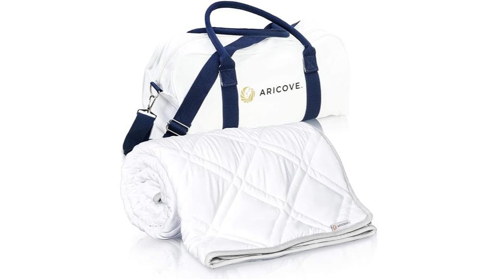 twin size white blanket