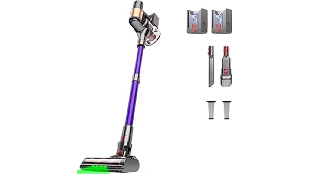 two battery cordless vacuum