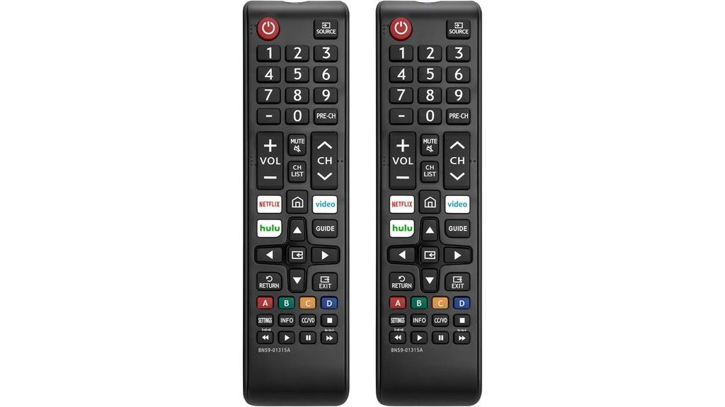 two samsung tv remotes