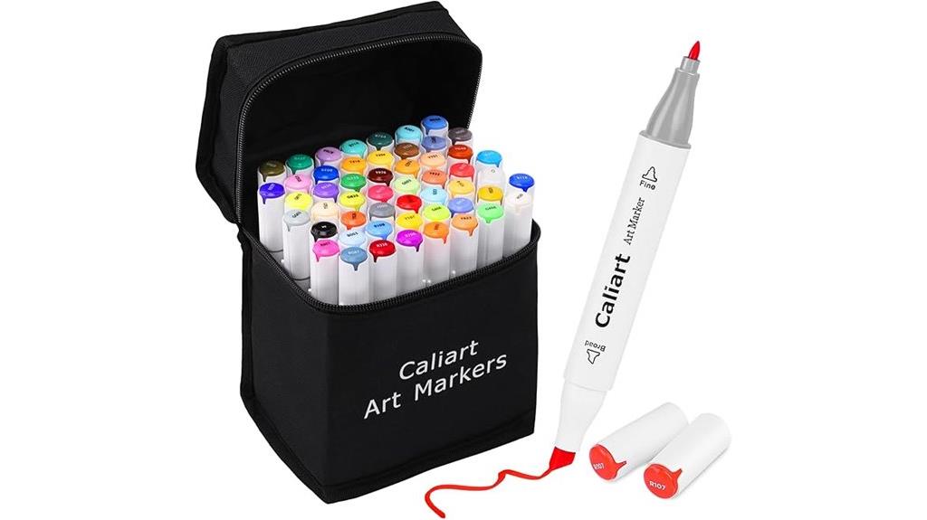 vibrant alcohol marker set