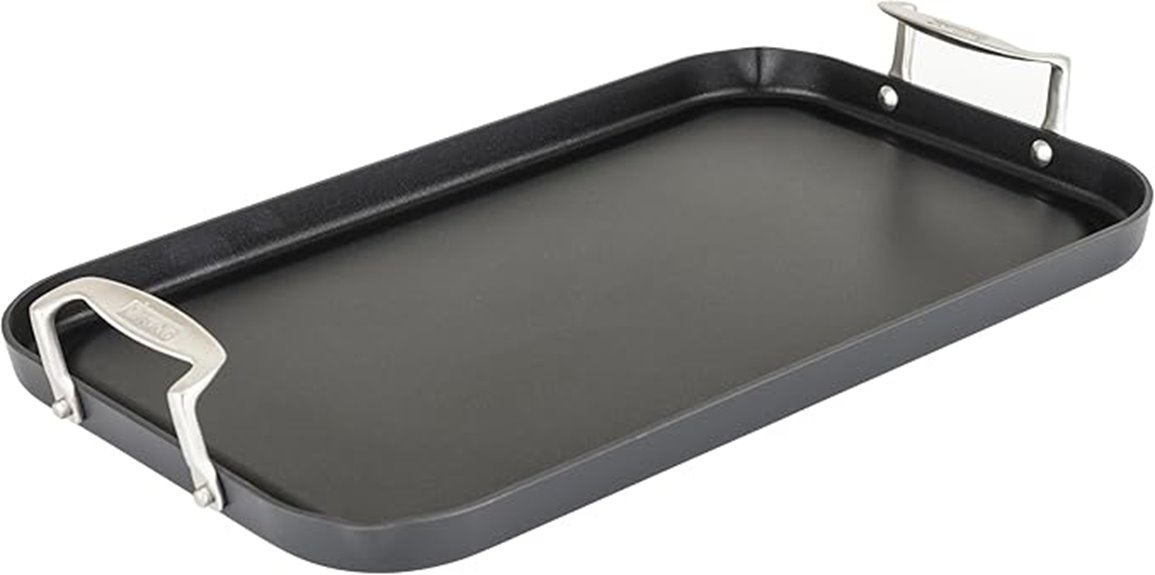 viking double burner griddle