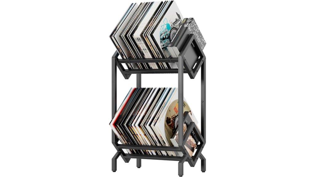 vinyl and magazine storage