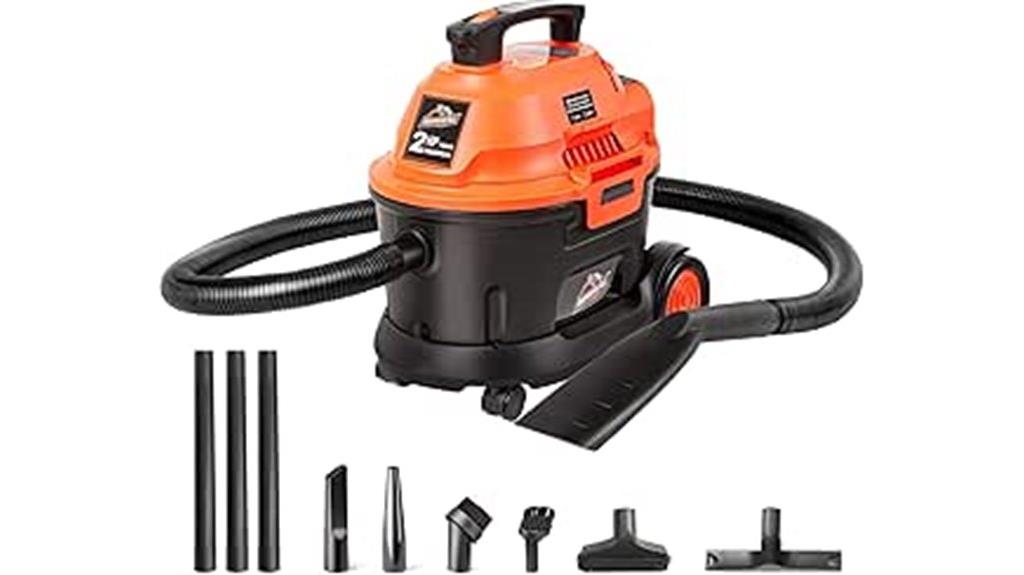 wet dry vacuum 2 5 gallon