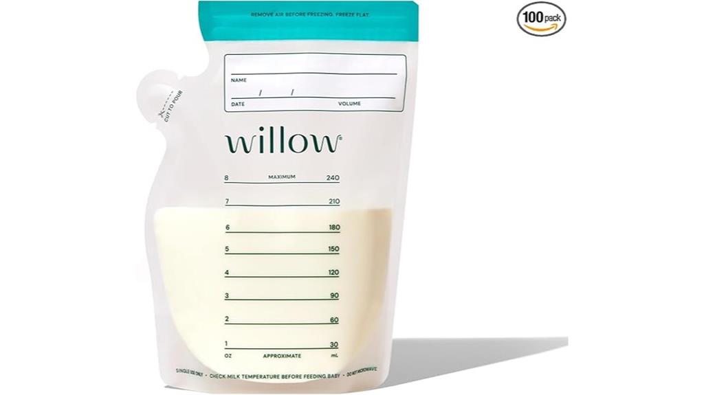 willow 100 breast milk bags