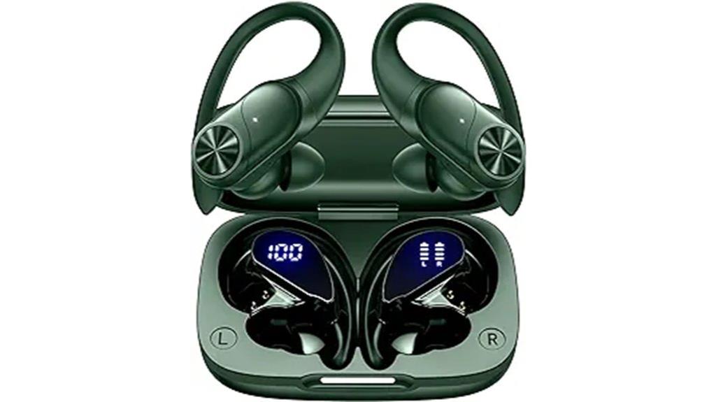 wireless earbuds with charging case