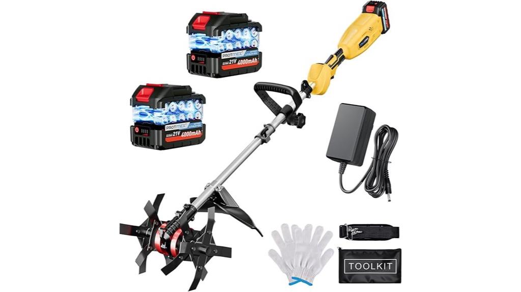 wireless garden tiller