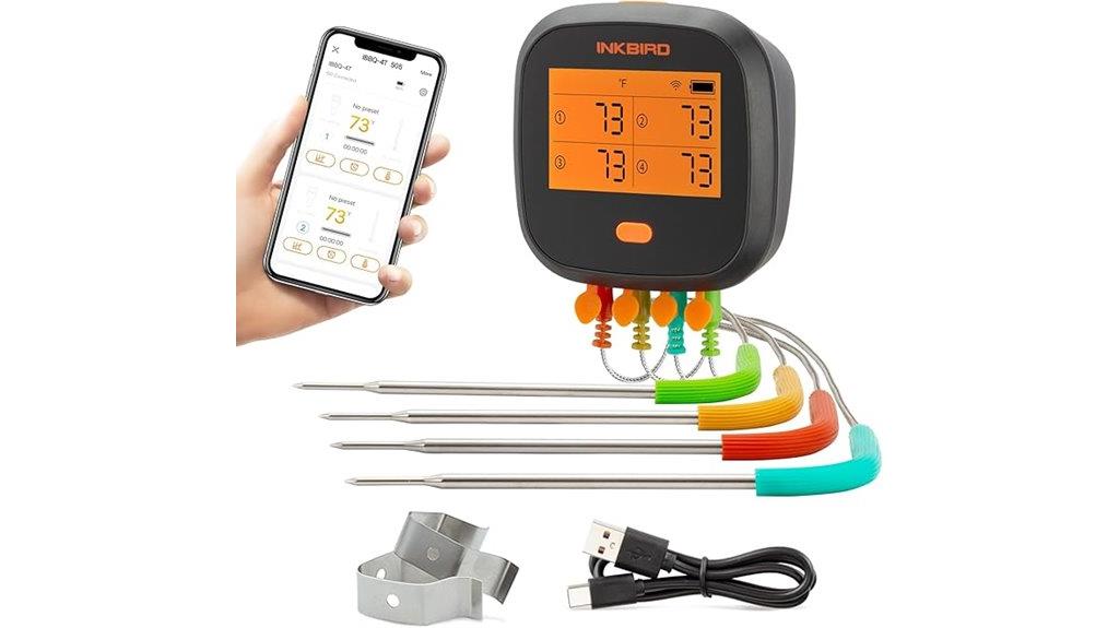 wireless grilling temperature monitor
